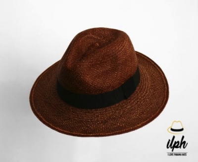 Maroon Fedora - Oh Santino - Original Panama Hats - Handmade Fashion ...